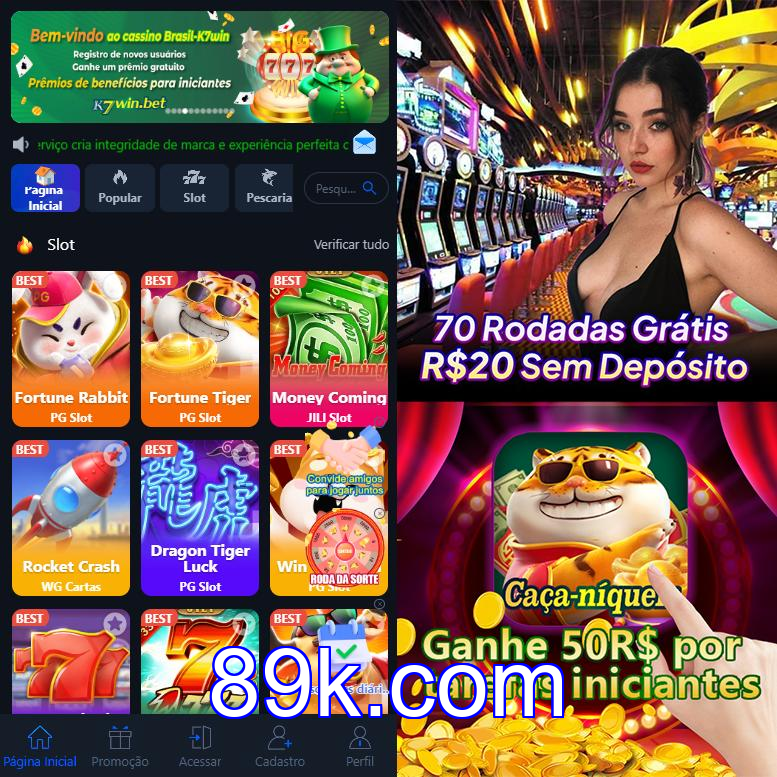 Cadastro no 89k: Comece com um Bônus de Boas-vindas!